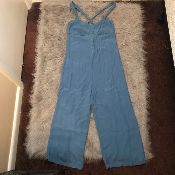 Urban Outfitters Blue Jumpsuit Size Large - Picture 2 of 8